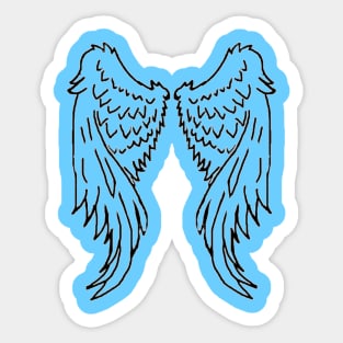 Wings of an Angel Sticker